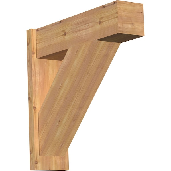 Ekena Millwork Traditional Block Smooth Outlooker, Western Red Cedar, 7 1/2"W x 26"D x 26"H OUT08X26X26TRA05SWR - main